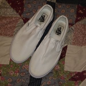 Men's white vans